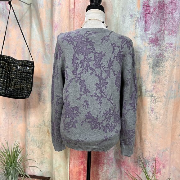 📌Sonoma Cotton Floral Design Long Sleeves Cosy Cardigan - Picture 2 of 13